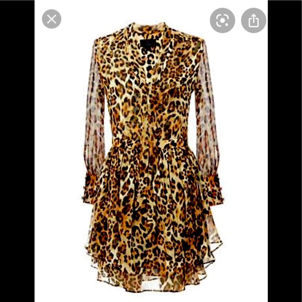 HOST PICK!! Intermix Leopard Print Silk Dress!